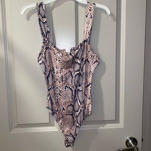 Snake Print Bodysuit